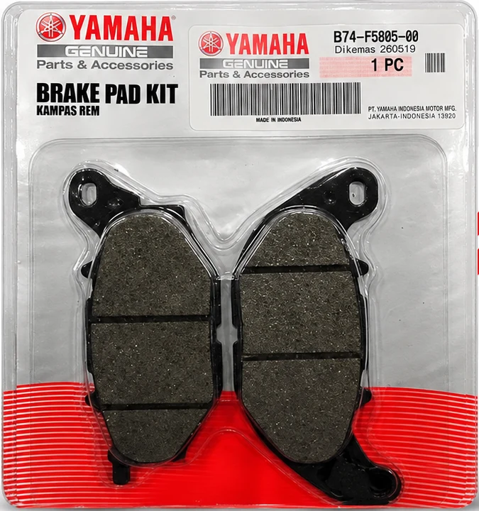 Yamaha XMAX front brake pad kit, part number B74-F5805-00
